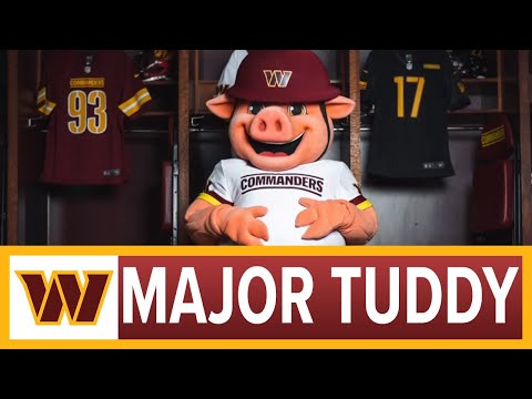 Major Tuddy is the Commanders' new mascot