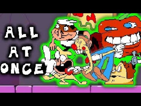 Fighting All Bosses at Once! - Pizza Tower