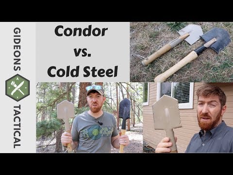 "Tactical" Shovels: Condor vs. Cold Steel