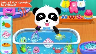 Baby Panda Play & Learn To Help Mom Shopping & Pay - Baby Panda's Supermarket - Babybus Kids Games