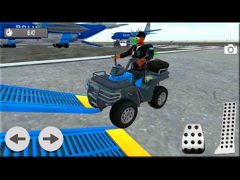 Police Quad Bikes Transporter Simulation - Cargo Truck Transports ATV Android Gameplay