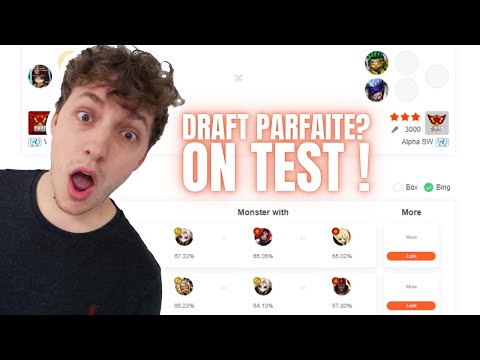 DRAFT "PARFAITEMENT" EN RTA ! On test ce que vaut l'outil sur papier ! Summoners war