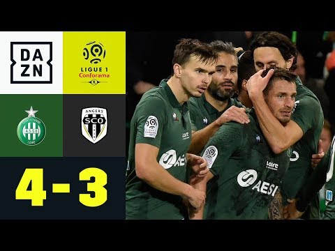 Neven Subotic und Co. mit wilder Achterbahnfahrt: St. Etienne - Angers 4:3 | Ligue 1|DAZN Highlights