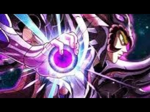 Radamanthys evaporando Ikki dilixo e Papillon. Saint Seiya awakening duelos galácticos PVP