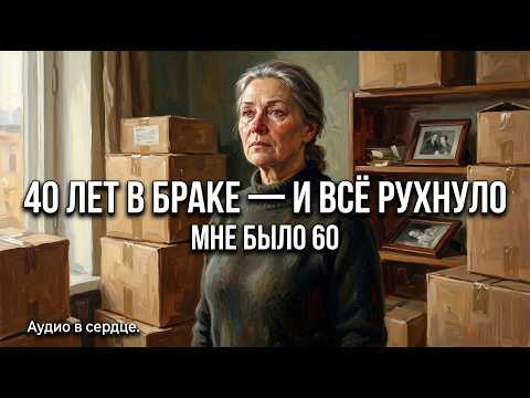 Мой Брак Рухнул после 40 лет брака/ Как я начинала новую жизнь в 60 | Реальная история