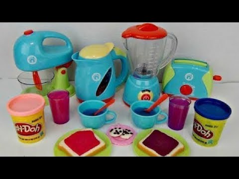 JUST LIKE HOME Deluxe KITCHEN Appliance Full Set with Play-doh