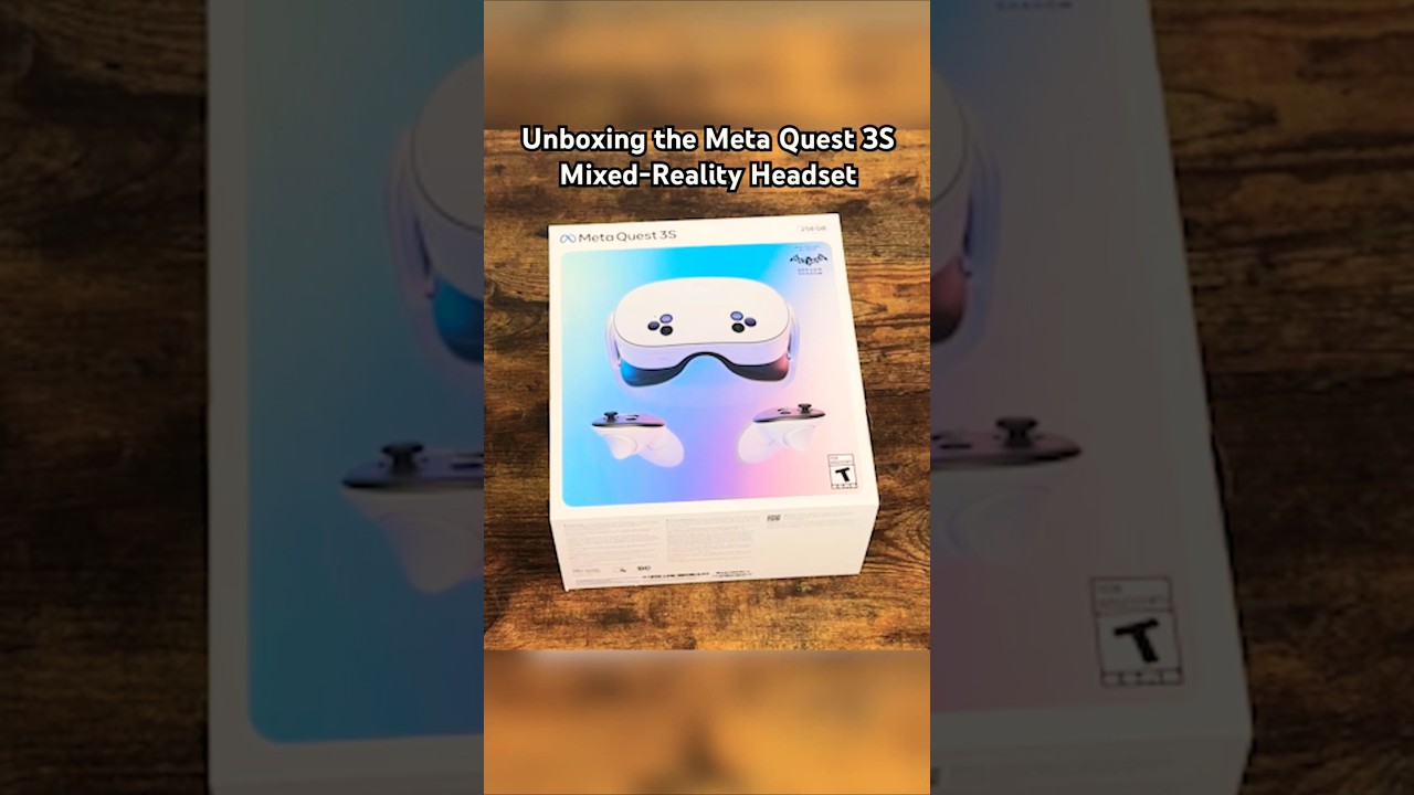 Unboxing the Meta Quest 3S Mixed-Reality Headset 🥽