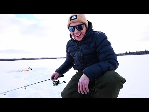 Ice fishing for walleye was terrible