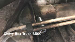 Chevy GMC 2500 3500 Van Box Truck Starter Replacement
