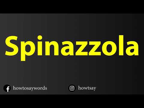 How To Pronounce Spinazzola