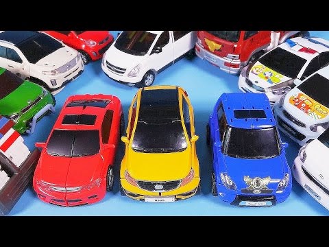 TOBOT CarBot car toys Tritan & more transformers robot cars 헬로카봇 또봇 변신 놀이