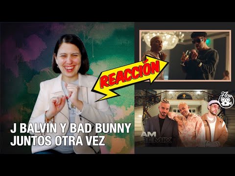 REACCIÓN a Nio Garcia, J Balvin & Bad Bunny - AM Remix