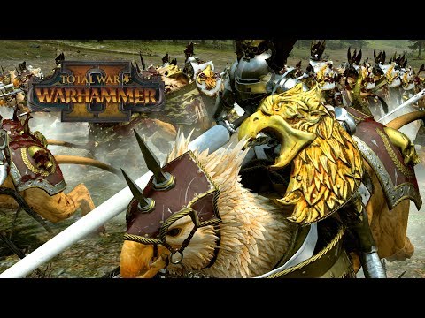 LANCE DEMIGRYPH KNIGHTS - Empire vs Greenskins // Total War: Warhammer II Online Battle