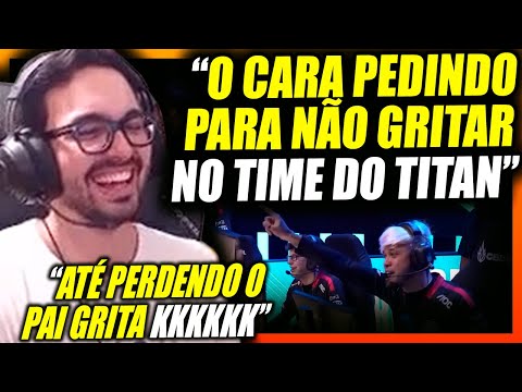 MYLON REAGINDO AO "BASTIDORES DOS PLAYFOFFS CBLOL ( SEMANA 3)"