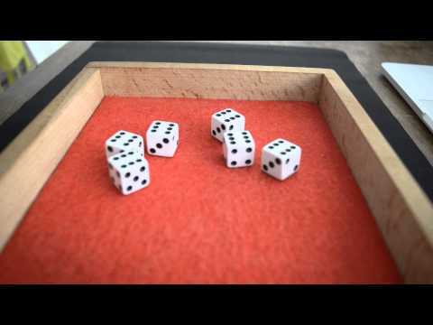 Yahtzee with 6 dice in 1 throw