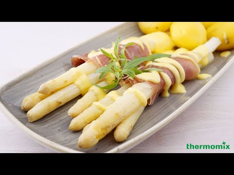 Sauce Hollandaise mit weißem Spargel (im Thermomix)