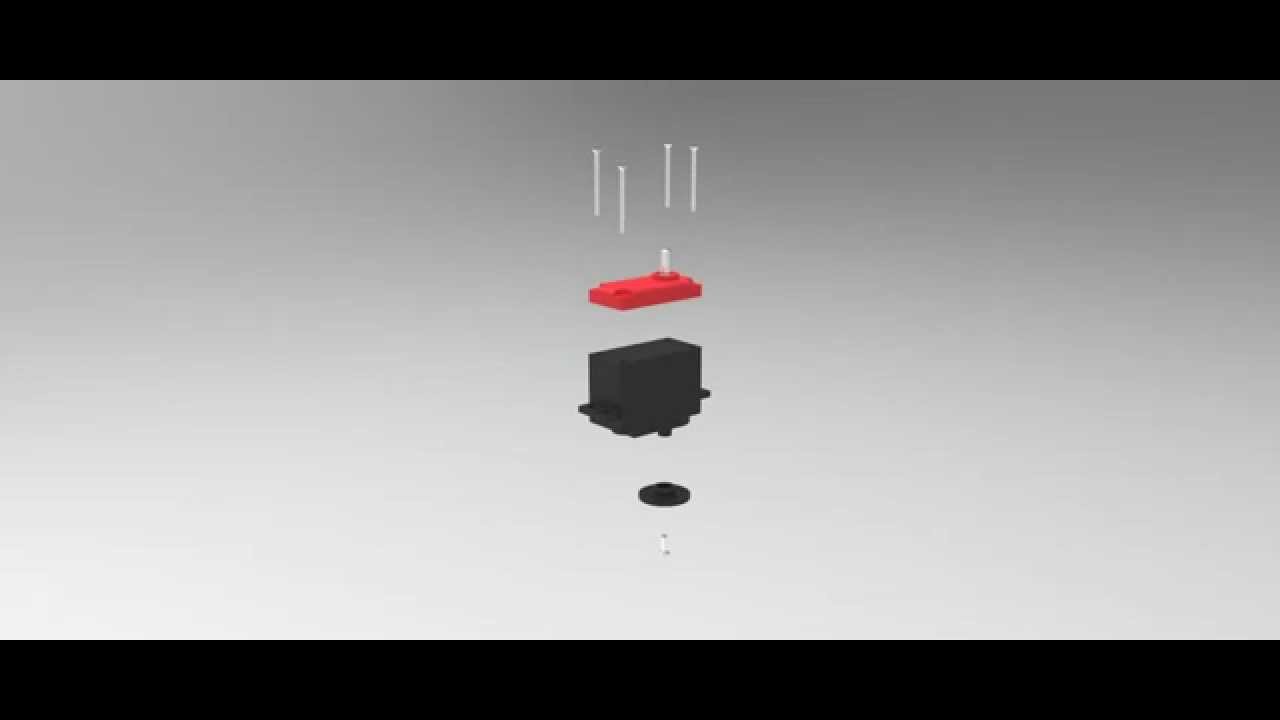 Antdroid servo assembling