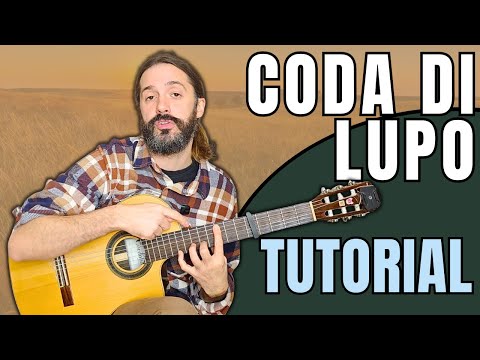 🎸 Fingerstyle Lesson: "Coda di lupo" by Fabrizio De André + TAB