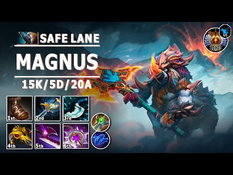Magnus Safe Lane Carry | 7.31b | Pos 1 Magnus Play | Dota 2 Immortal Gameplay