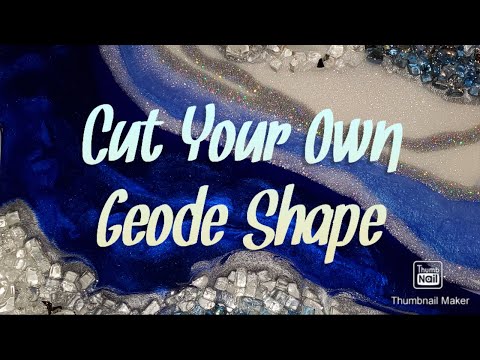 #410 - How to Cut Your Own Geode Shape | #Geode #Freeformgeode #MDF #howtocutgeode #geodetutorial