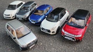 Collection of Diecast Models of Maruti Suzuki Cars
