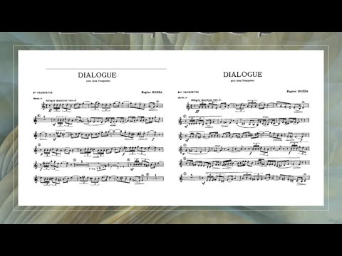 Dialogue, Eugéne Bozza - I MAESTOSO - [Heinz Karl Schwebel & Ayrton Banck)] (Trumpet Duet)