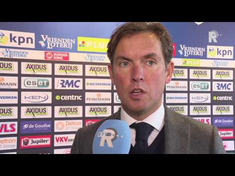 Alex Pastoor na afloop van Sparta - Vitesse