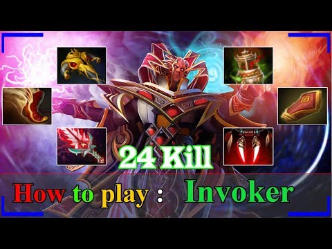 Godlike [Invoker] Midlane Ez Game 24 Kill | Invoker Immortal Gameplay | Dota 2 Sroksre Gameplay