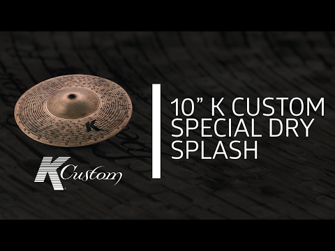 Zildjian K1401 10" K Custom Special Dry Splash Cymbal image 2