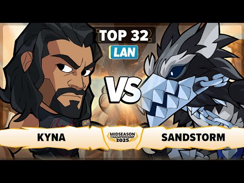 Sandstorm vs Kyna - Top 32 - Midseason Championship 2025 - LAN 1v1