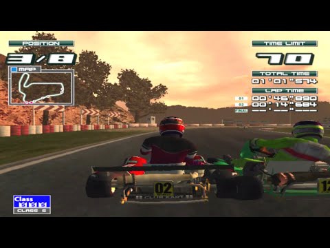 Club Kart European Session (2003) Without Slowdown - Arcade - Kart 02 - Circuit B - Full Race