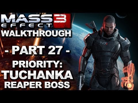 Mass Effect 3 - Tuchanka: Taking Down the Reaper Boss - Walkthrough (Part 27)