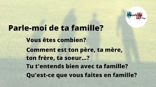How to easily talk about your family in French: Parle-moi de ta famille (HSC question)