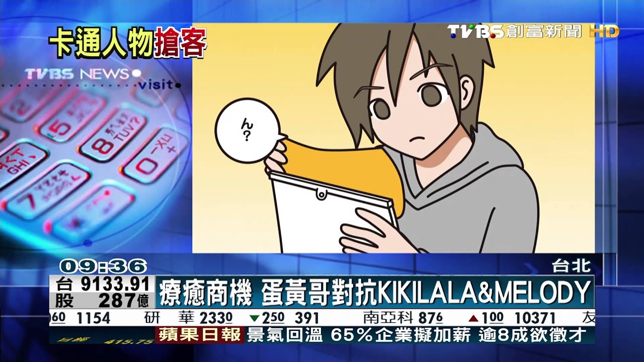 療癒商機 蛋黃哥對抗KIKILALA&MELODY