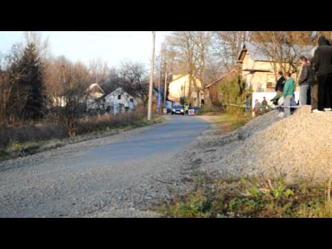 KJS Jasło 11.11.2011. Jasiński/Piękoś OS Zmigród Opel Corsa GSi