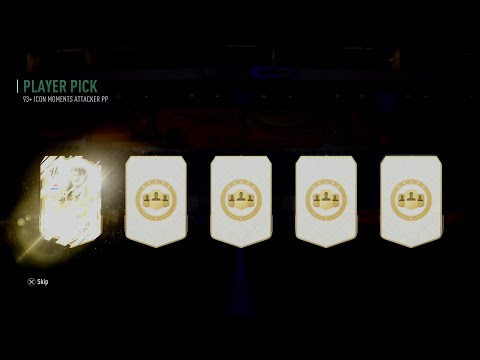 INSANE 93+ ICON MOMENTS ATTACKER PLAYER PICK!!! - FIFA 21 FUT