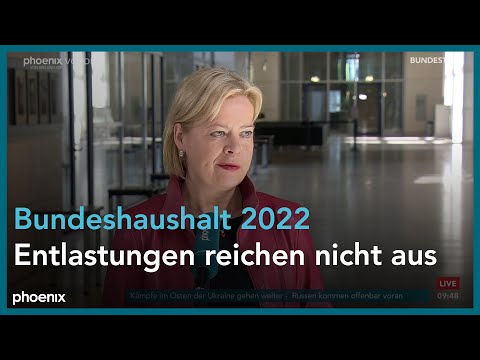bundestagsgespräch mit Gesine Lötzsch und Christian Dürr zum Bundeshaushalt am 31.05.22