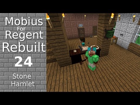 Mobius For Regent Rebuilt: 24 - Stone Hamlet - Decorating Cobb's Inn - Modded Minecraft