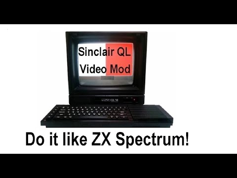 SINCLAIR QL - Video Mod - Do it like ZX Spectrum!
