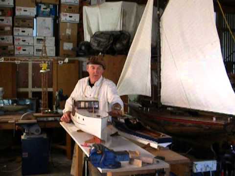 Paul Lawrence and his hand made Model Boats
