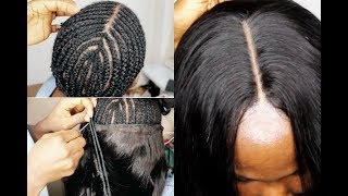 HOW TO DO: Full Sew In WEAVE No Leave Out Tutorial Video For BEGINNERS