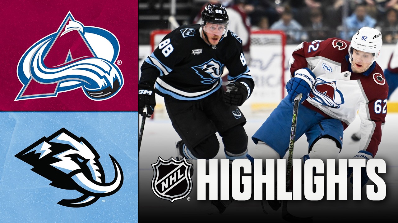 Avalanche vs. Mammoth | NHL Highlights | February 25, 2026