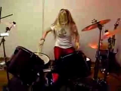 Kayleigh's drum solo