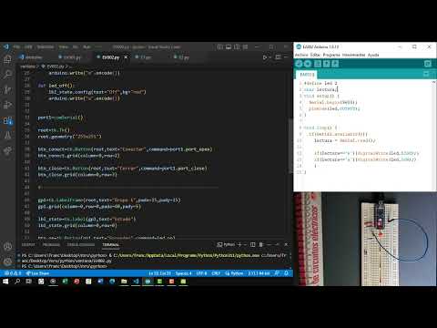 Python - Arduino. Programa Básico (tkinter)