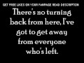 Lyrics to: Heres to the past By: A Day To Remember