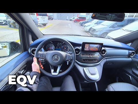 New Mercedes EQV 300 Electric Van Test Drive Review POV