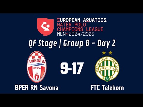 BPER RN Savona 🆚 FTC-Telekom 9-17