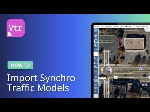 Importing Synchro Traffic Models into PTV Vistro | PTV Vistro | Tutorial