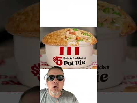 KFC new $5 chicken pot pies🥧 . J Mart, fast food news.