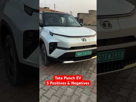 Tata PUNCH EV Review | 5 Positives & Negatives #tata #punchev #ev